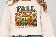 Retro Fall Pumpkin PNG Thanksgiving, a Seasonal Illustration by Canvas Craft (Thumbnail 5 of 6)
