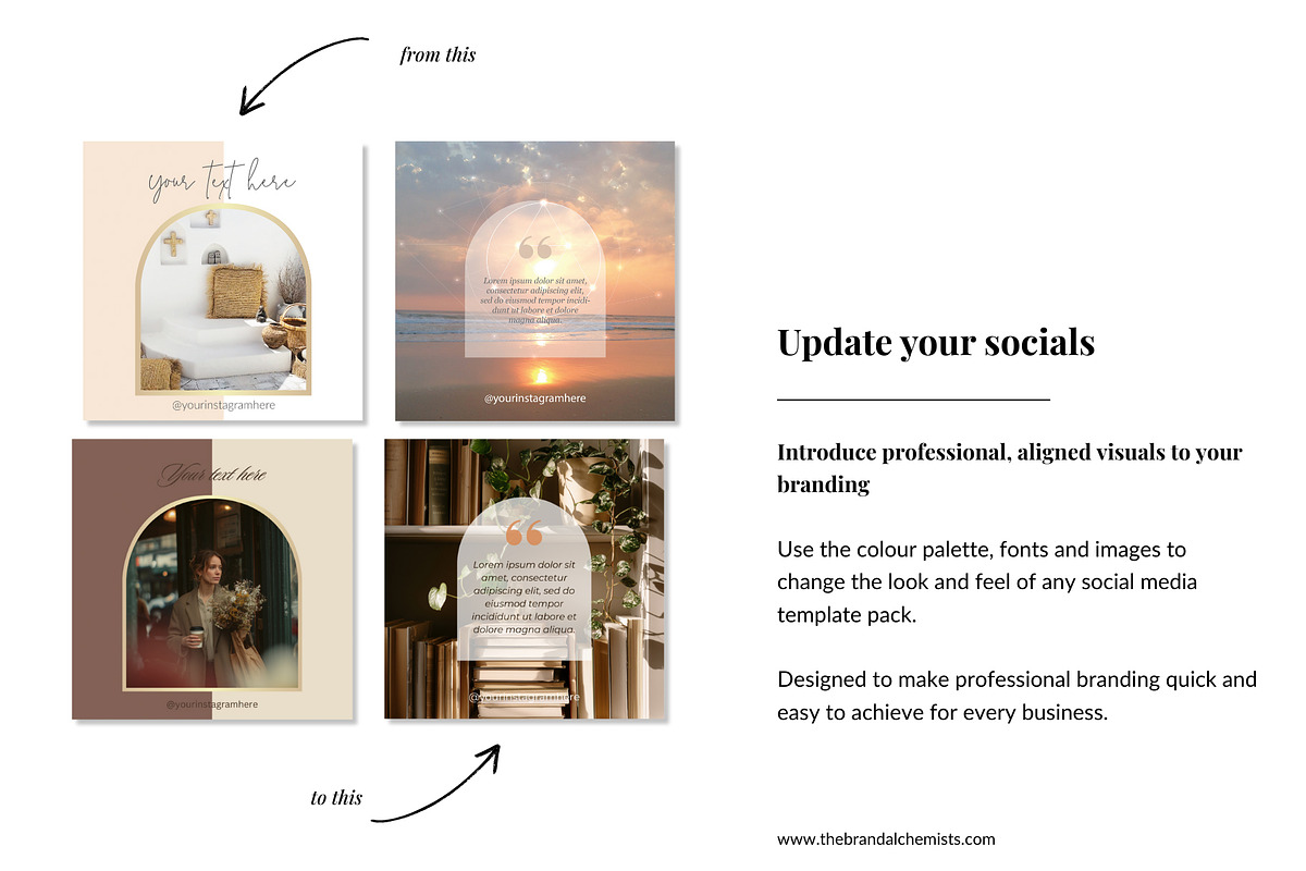 Vintage Vibes Brand Kit+Stock Images, a Branding & Logo Template by The Brand Alchemists (Photo 3 of 10)