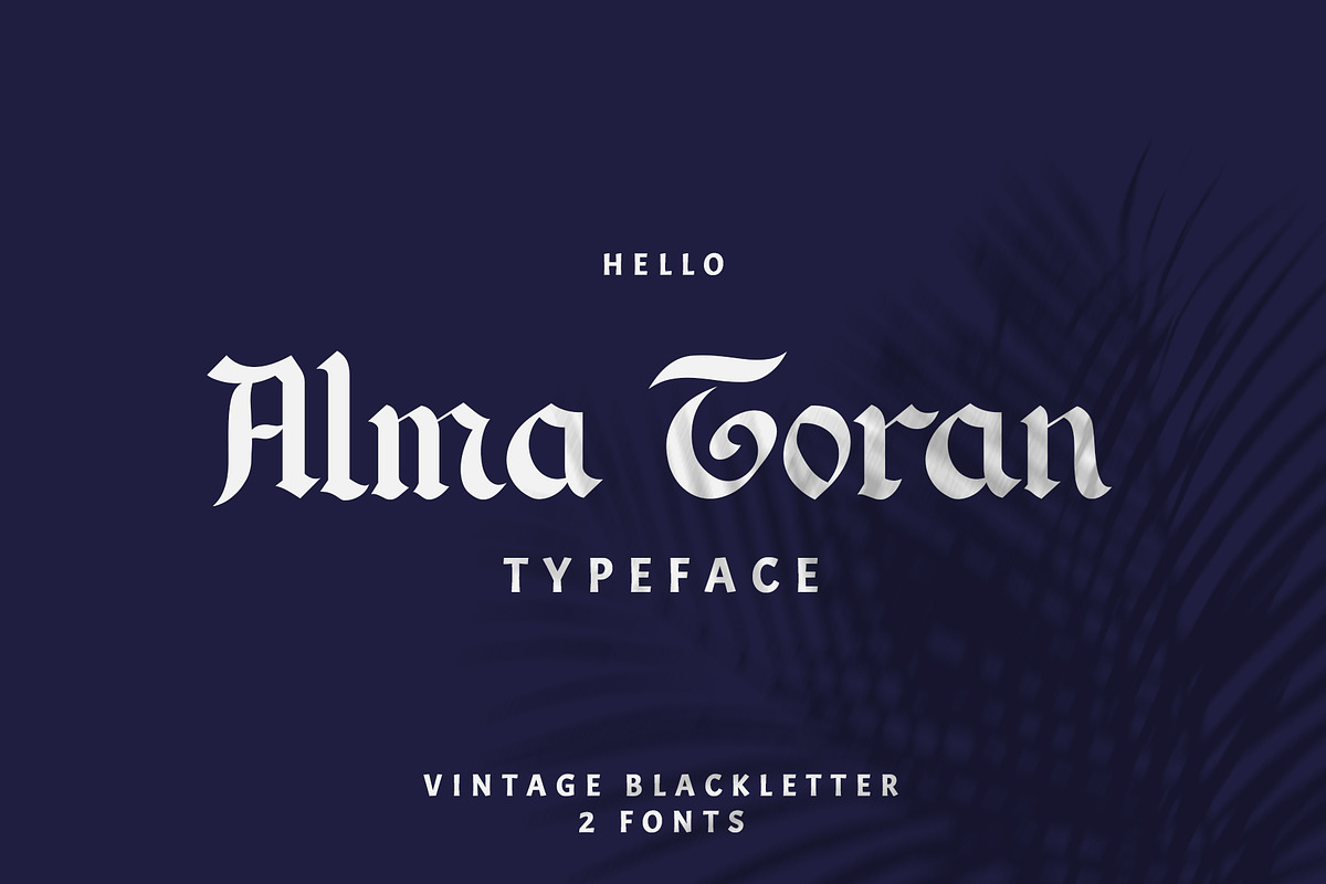 Alma Toran Typeface