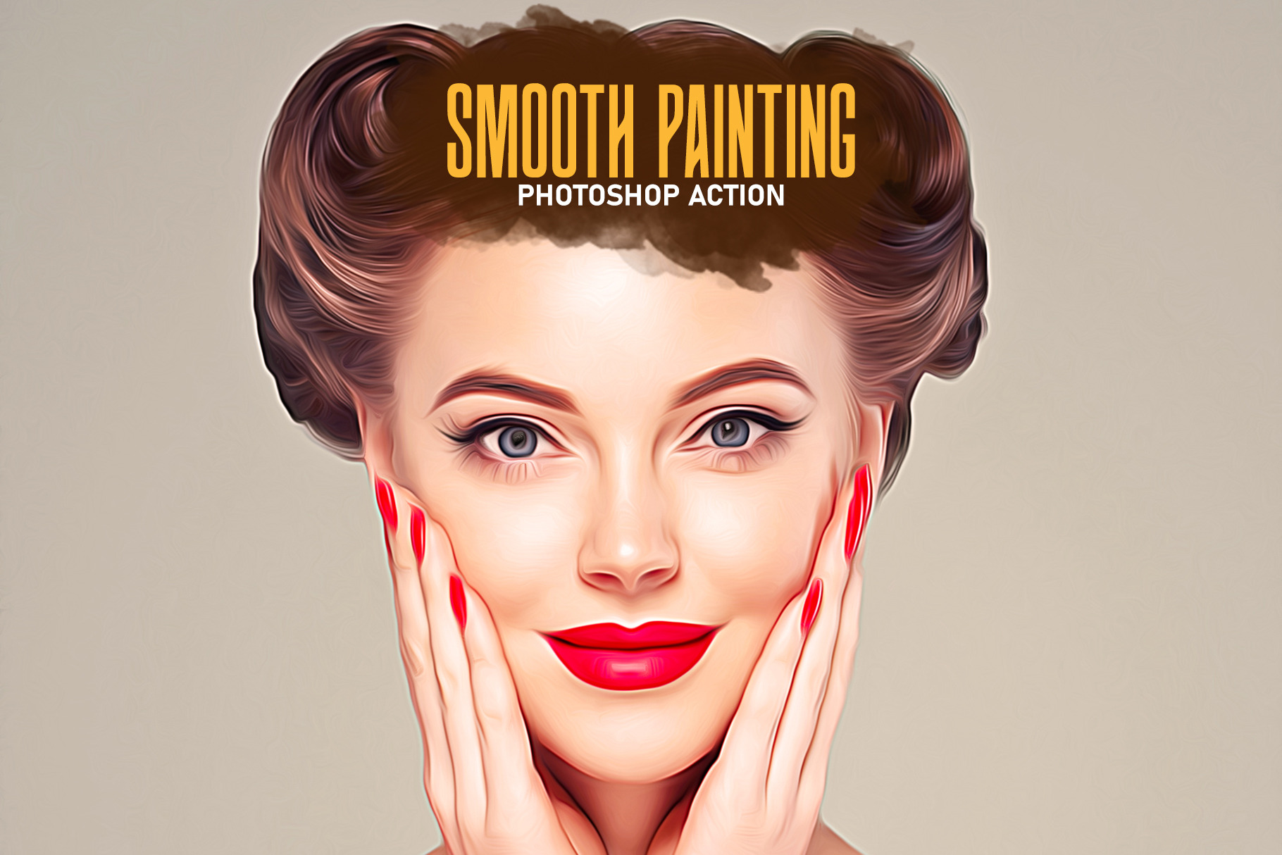 Smooth Painting Photoshop Action, an Action Add-On by CraftingStudio ...