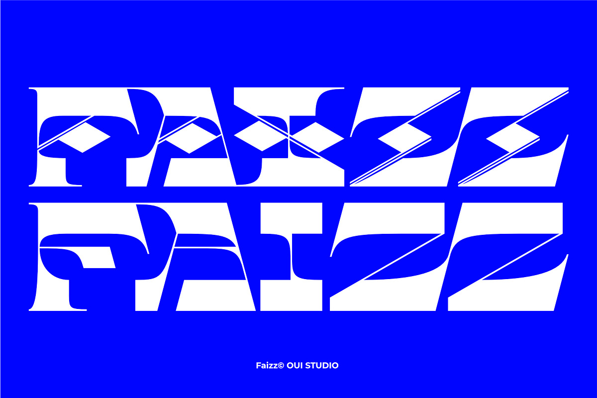Faizz Display Font, a Font by Oui Studio (Photo 7 of 10)