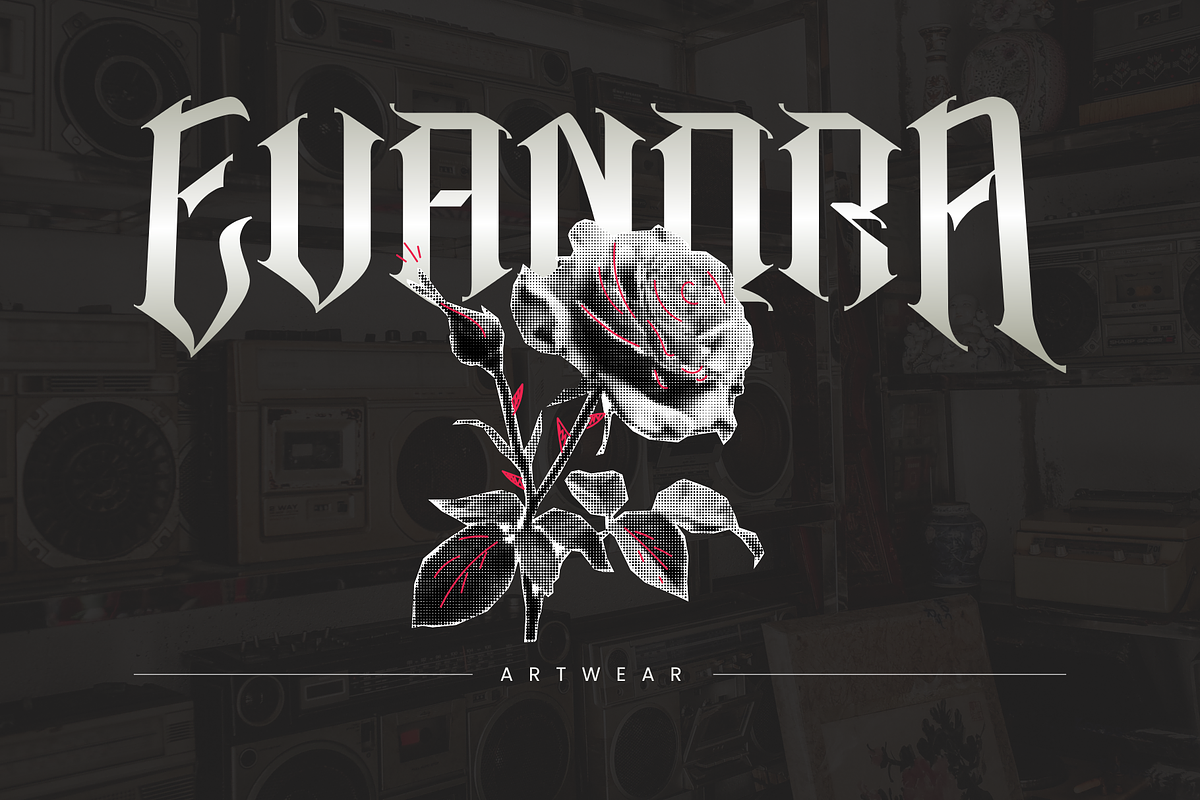 Noxa Gothic - Branding Logo Font, a Blackletter Font by Nirmana Visual (Photo 10 of 10)