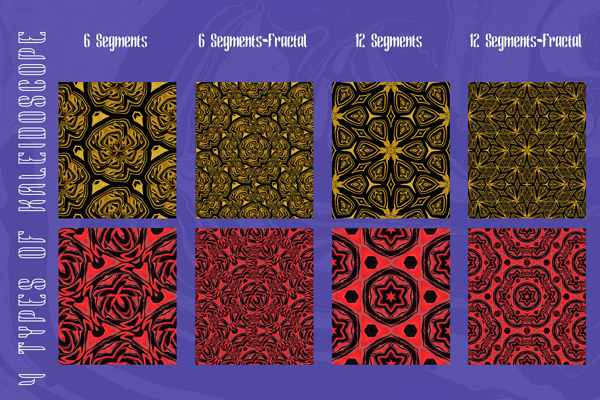 Kaleidoscope Pattern Generator, a Layer Style Add-On by ArtistMef (Photo 3 of 10)