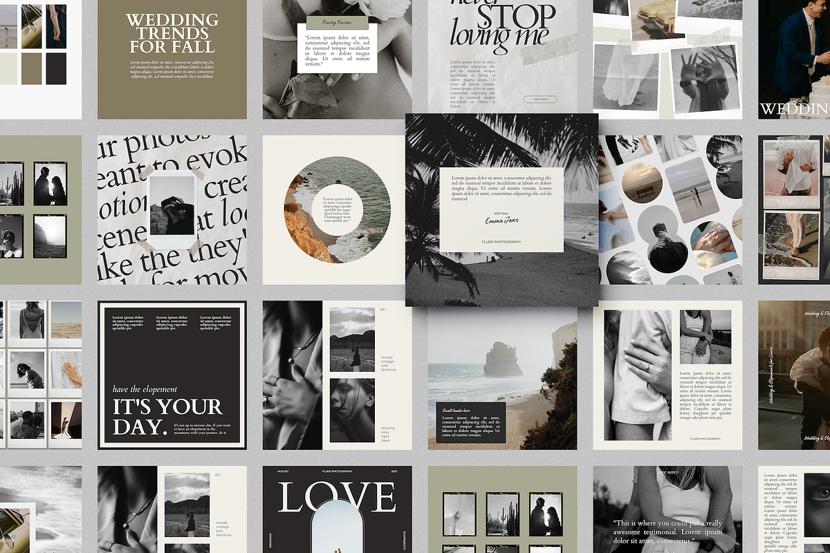 Vintage Social Media Templates, a Social Media Template by Brand & Bloom (Photo 3 of 10)