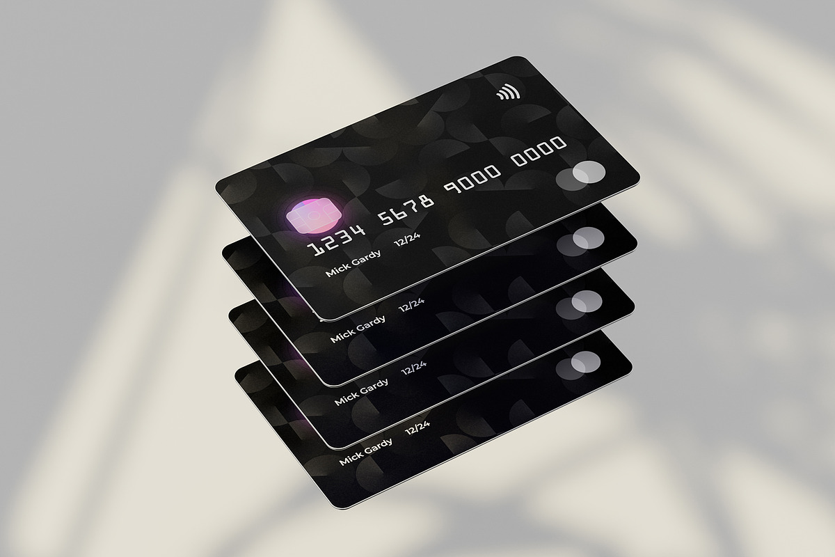 Credit Card Mockup, an Advertising Mockup by Pixel_Vision_Store (Photo 1 of 9)