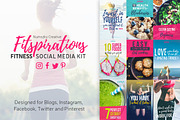 Fitspirations Social Media Bundle, a Social Media Template by Numszky Creative (Thumbnail 2 of 12)