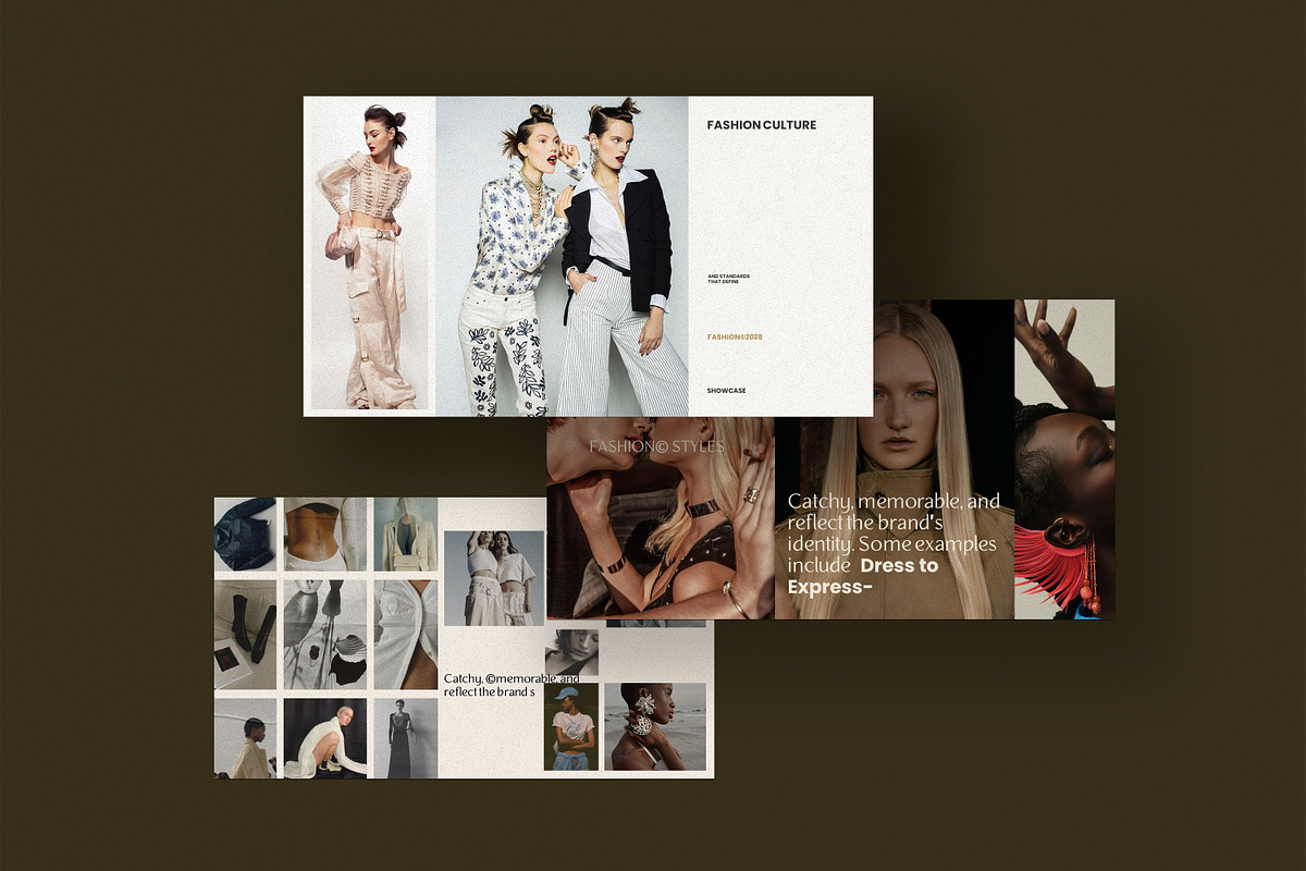 Fashion Art Direction Template, a Presentation Template by Studio Industry (Photo 5 of 8)