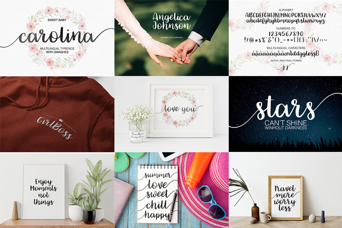 6 in 1 Crafty fonts bundle, a Handwritten Font by supfonts (Photo 3 of 7)