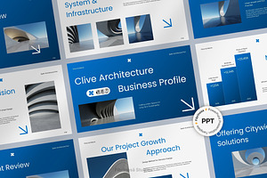 Architecture Business Profile, a Presentation Template by FIBRINOSÄ