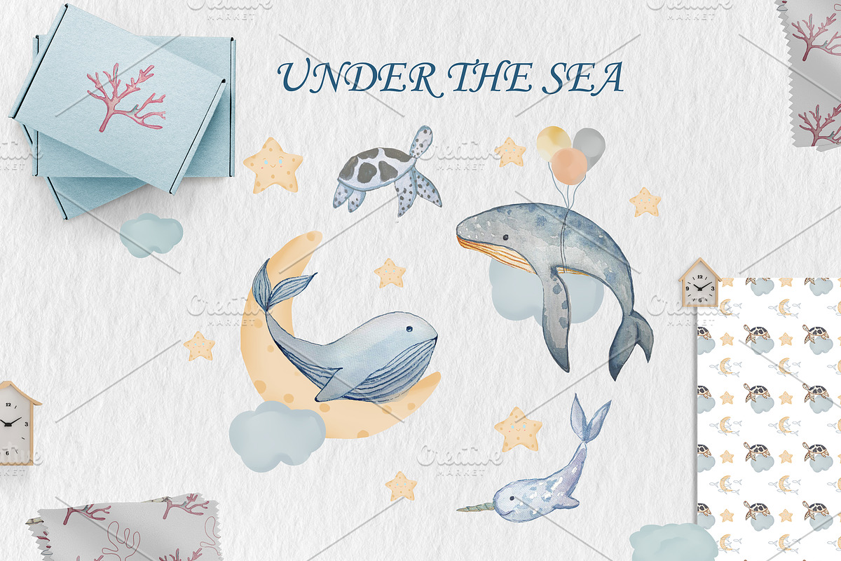 Under the Sea, a Pattern Graphic by Lineli (Photo 1 of 12)