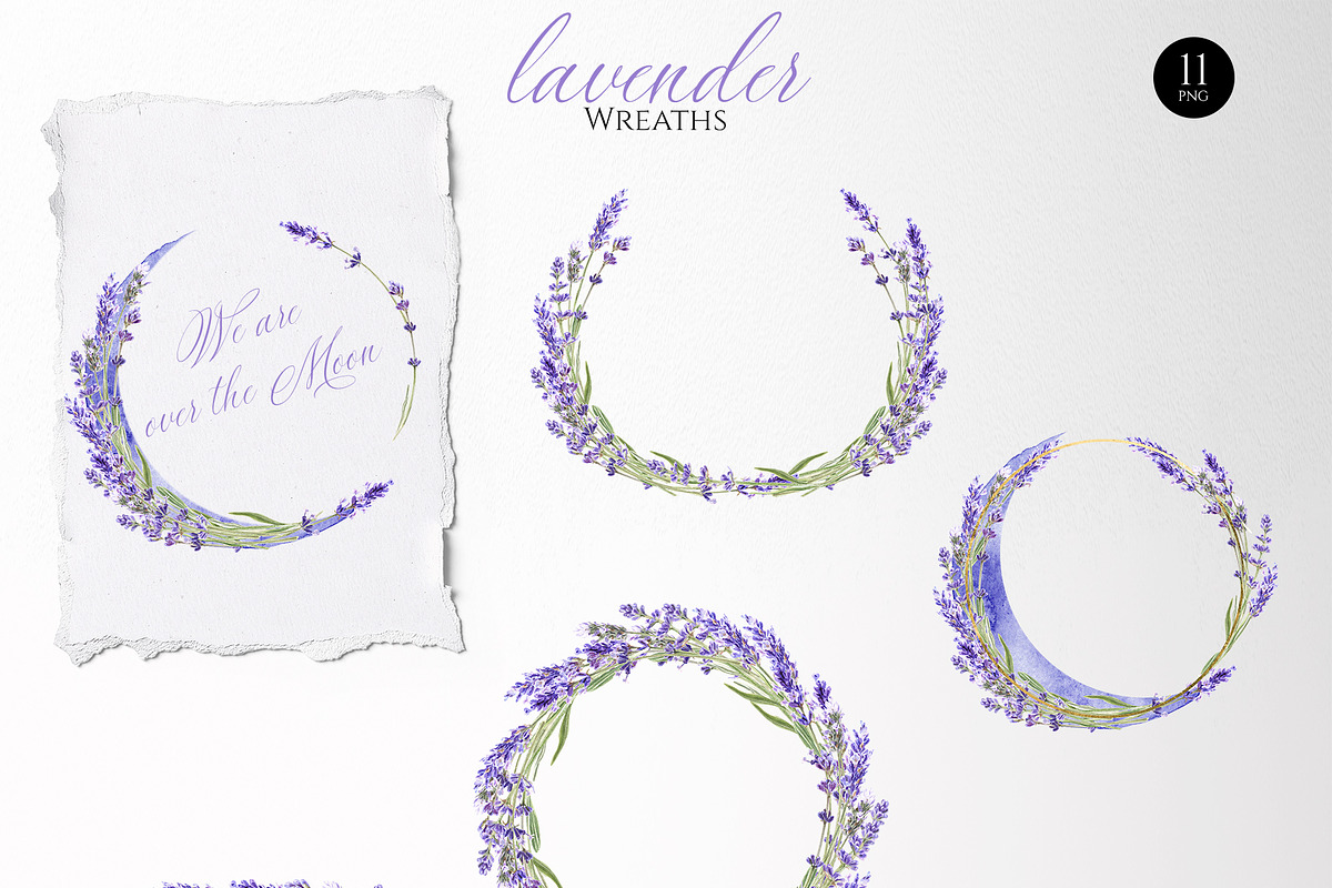 Lavender story | Watercolor set, a Texture Illustration by Elena Dorosh (Photo 7 of 12)