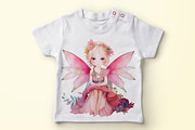 Cute Little Fairy Clipart,Fairies, an Illustration by vivastarkids (Thumbnail 3 of 4)
