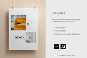 Brand Identity Starter Kit - Hemly, a Branding & Logo Template by Shawna Del Rey (Thumbnail 3 of 6)