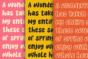 Strongest Weakest, a Handwritten Font by Youngtype.Std (Thumbnail 10 of 11)