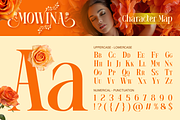 Mowina - Beautiful Floral, a Serif Font by Artisan Themes (Thumbnail 2 of 12)