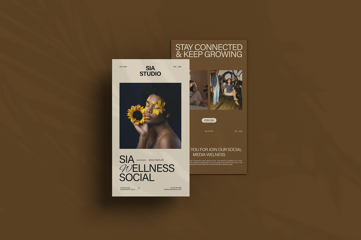 SIA Wellness Social Media Template preview 7