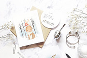 Woodland Animal Christmas Collection, an Animal Illustration by artemyst (Thumbnail 2 of 4)
