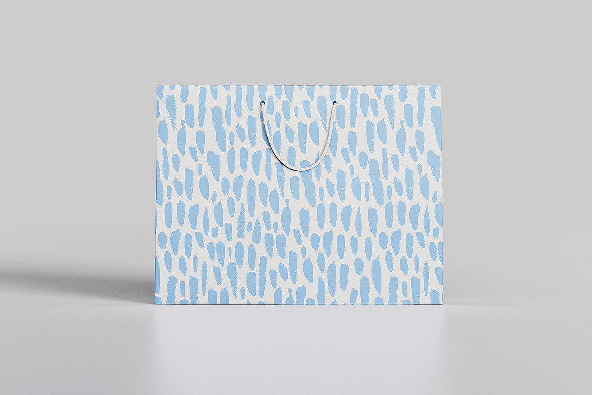 Blue Painted Texture, a Pattern Graphic by MalyskaStudio (Photo 2 of 15)