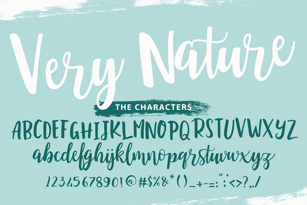 Very Nature Font preview 5