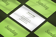 Business card Template & 3 Mock-up, a Business Card Template by Smashing_Studio (Thumbnail 3 of 11)
