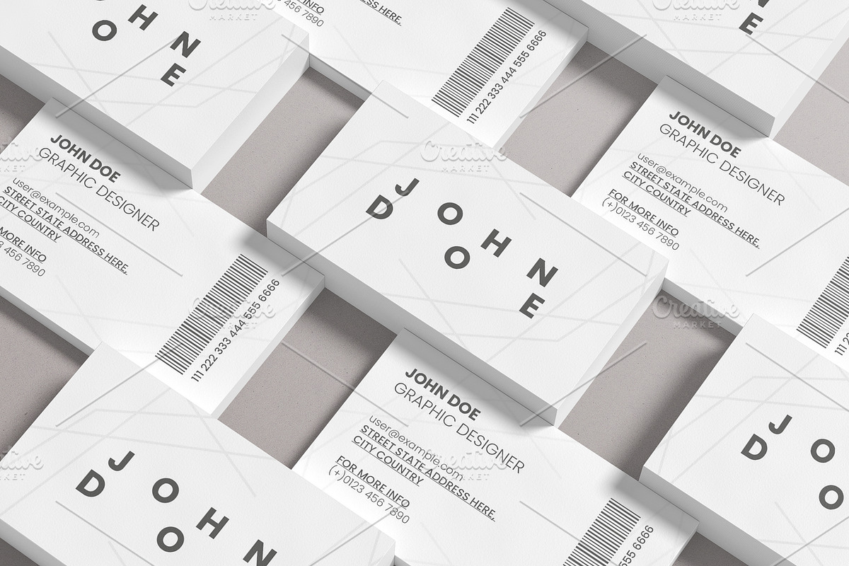 Simple Professional Business Card, a Business Card Template by ClickPaint_Studio (Photo 2 of 3)