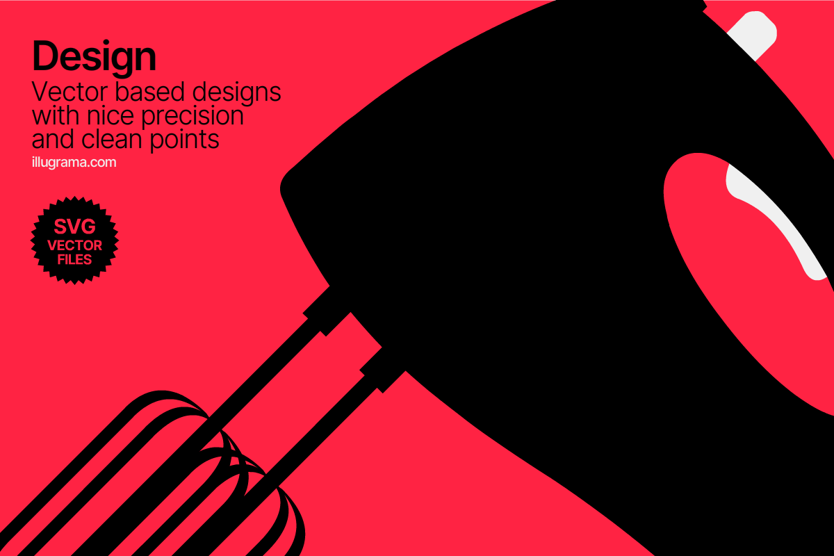Kitchen Utensils - Modern Graphics, a Food Illustration by illugrama (Photo 6 of 16)