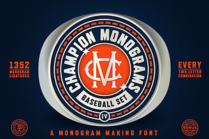 Retro-Era Baseball Serif Style 4