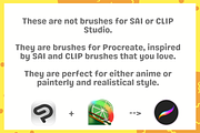 Procreate Sai and Clip Studio Brush, a Brush Add-On by nikiartcorner (Thumbnail 2 of 8)