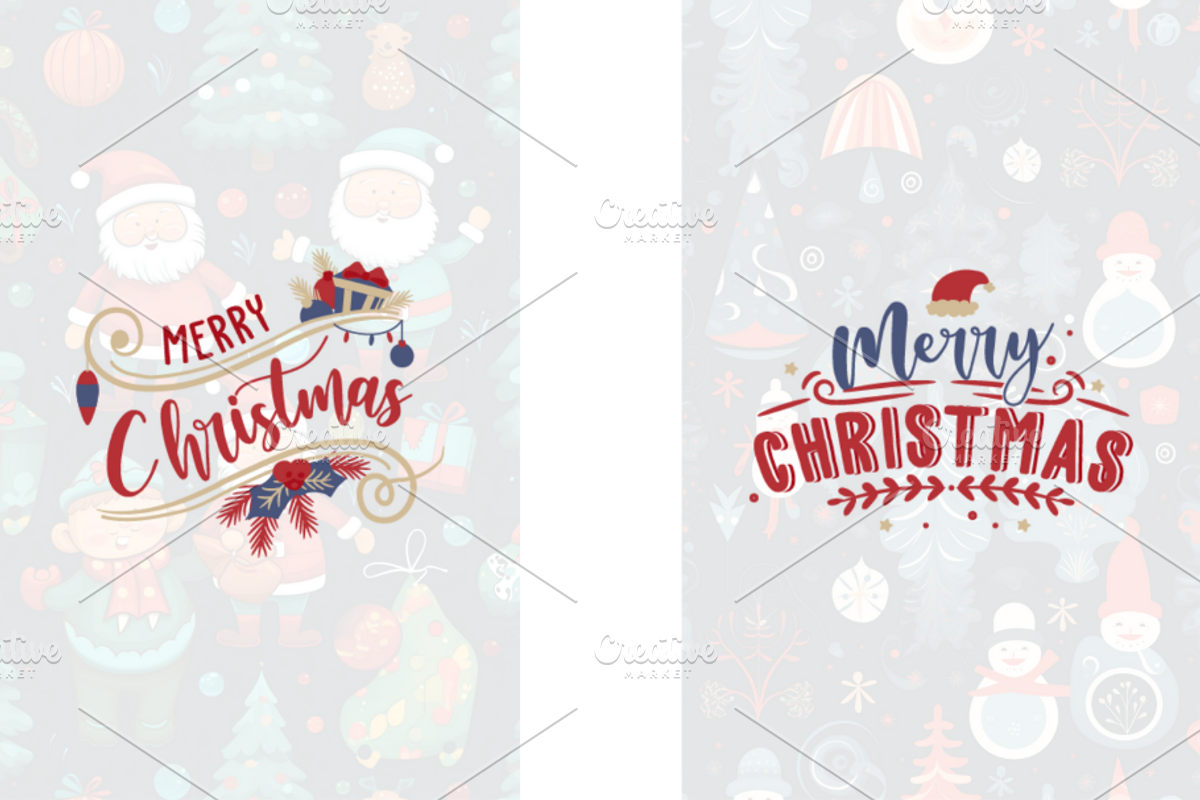 Christmas Card Design Bundle 11, a Card Template by Jay Major Designs (Photo 10 of 10)