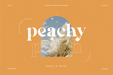 Peach - Modern Chic Serif