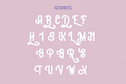 White Rainbow Playful Vintage Font, a Font by Helotype (Thumbnail 7 of 9)
