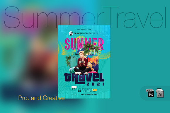Summer Travel Event Poster preview 2
