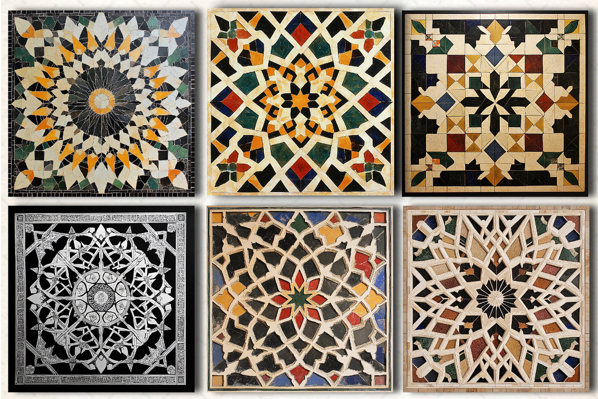 Sacred Geometry Alhambra Patterns, a Pattern Graphic by DreamCafeArt (Photo 2 of 5)