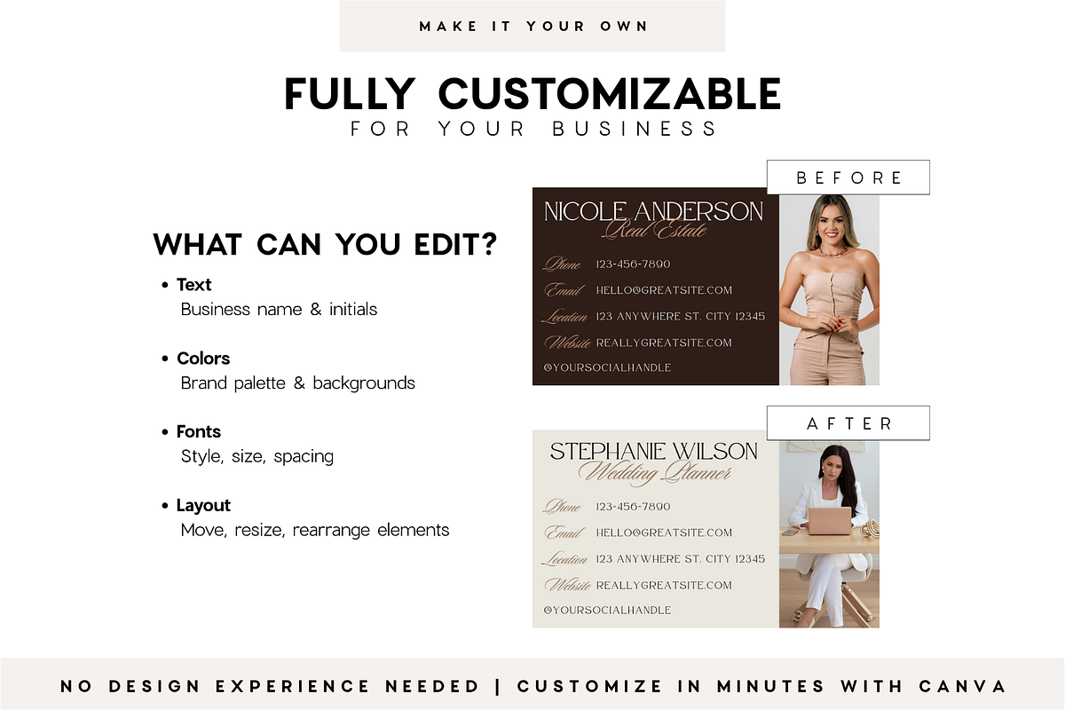 Luxury Business Cards Canva Template, a Business Card Template by BrandhavenStudio (Photo 6 of 10)