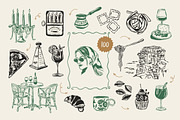 La Dolce Vita Illustrations, an Object Graphic by iStar Design (Thumbnail 3 of 14)