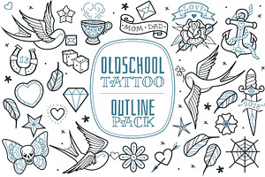 Old School Tattoo Vector Pack