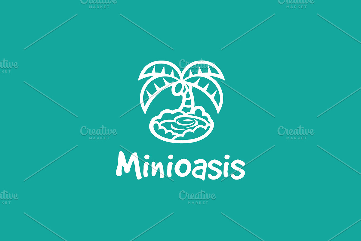 Mini Oasis Logo, a Branding & Logo Template by ashenterprise (Photo 3 of 3)