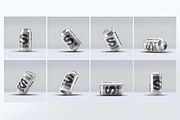 Soda Can Mock-Up, a Product Mockup by DesignRushMarket (Thumbnail 1 of 8)
