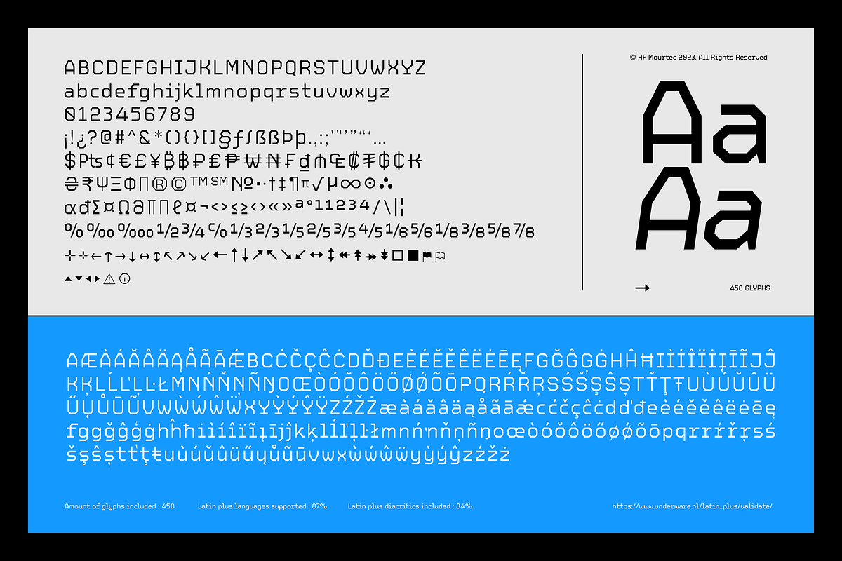 HF Mourtec Monospaced, a Sans Serif Font by 24Design Studios (Photo 4 of 14)