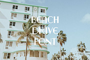 BEACH DRIVE: Vintage Florida Beach, a Font by Chez Núñez (Thumbnail 2 of 4)