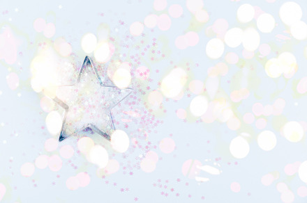 Flatlay with star cookie cutter and, a Holiday Photo by Kate Molchanova