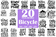 Bicycle SVG Bundle 20 Designs, an Illustration by ZoomkSVG (Thumbnail 1 of 42)