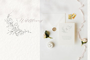 Wildflowers wreath, floral wedding, an Illustration by Summer Nightingale Art (Thumbnail 2 of 6)