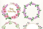 Watercolor Mom and Baby Animals, an Animal Illustration by KatBranchArt (Thumbnail 4 of 5)