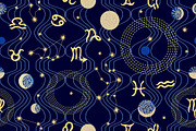My Space. Set of Cosmic Patterns, a Pattern Graphic by Svetlana Kononova (Thumbnail 11 of 15)