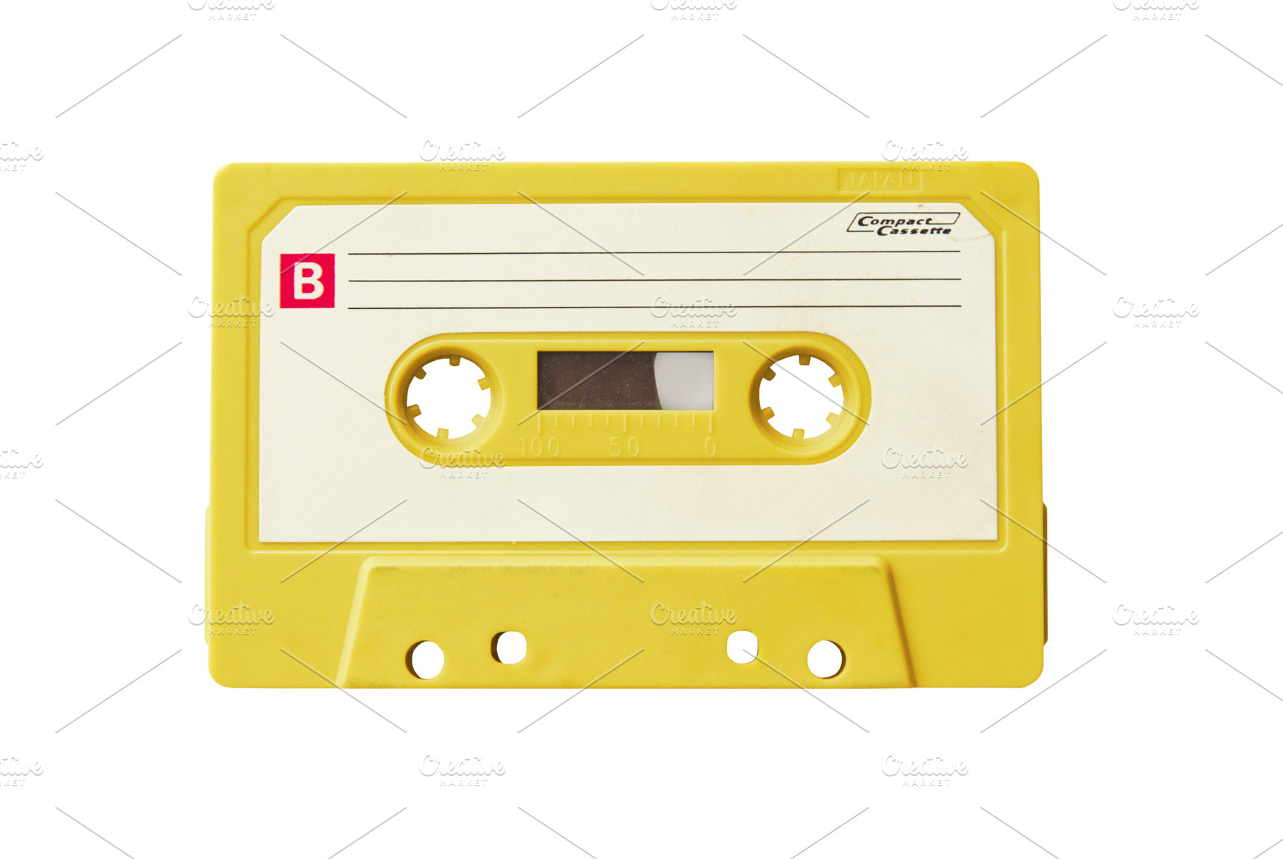 Retro compact audio cassette, a Technology Photo by BOOCYS