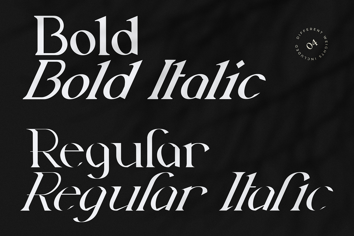 Beauté Modern Serif Font Family, a Handwritten Font by AndrewPixel (Photo 3 of 12)