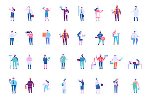 Different People Big Vector Set