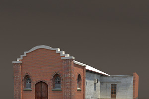 Church Old Building Low Poly