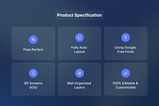 Filllo Language Learning App UI Kit, an UI Kit Template by floxui (Thumbnail 2 of 8)